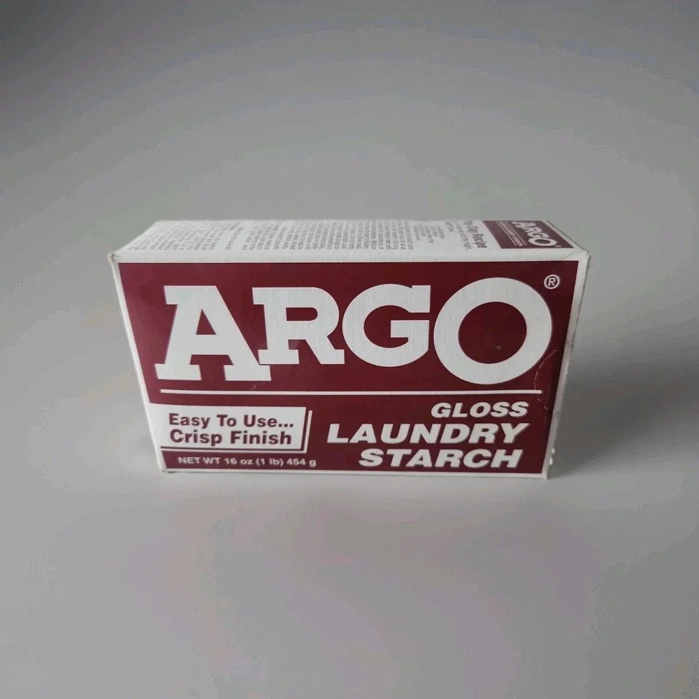 (1)‎ New ARGO Gloss Laundry Starch Red 16oz Box - Discontinued NOS